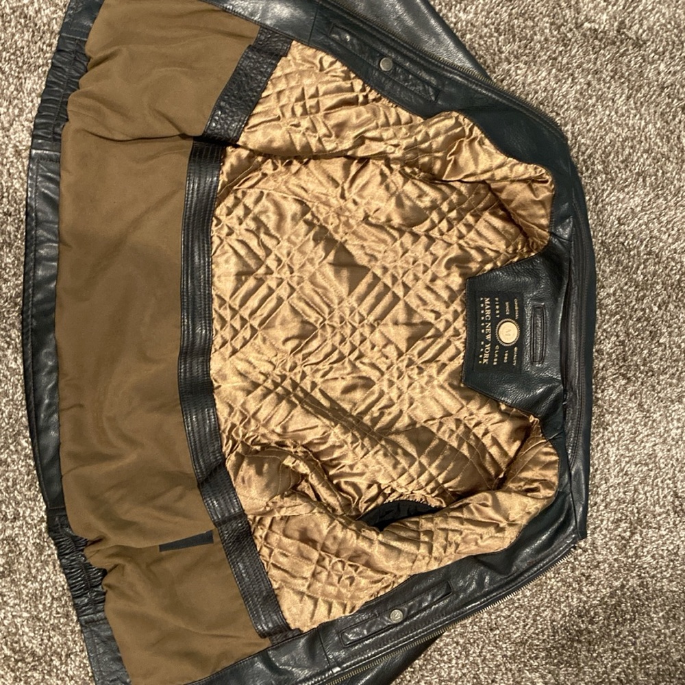 Men's Black Designer leather jacket